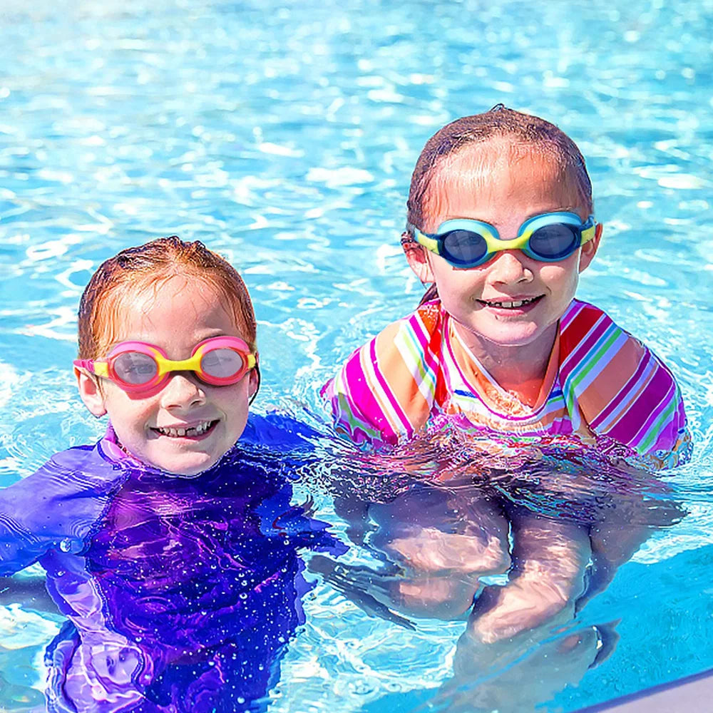 Swimming Goggles For Kids Youth Age 3-14 Years Old Anti-fog 100% UV Protection Clear Vision No Leaking Quick Adjustable Strap