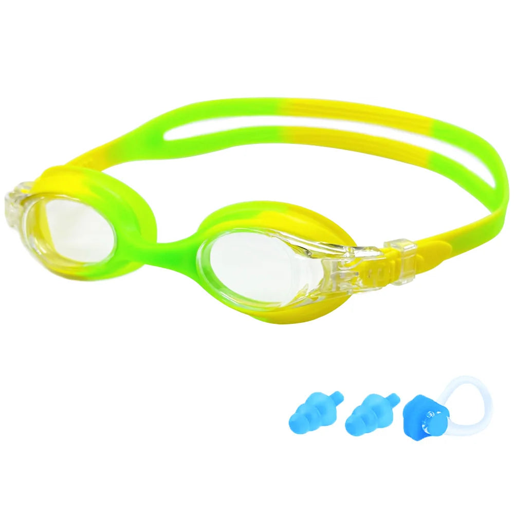 Swimming Goggles For Kids Youth Age 3-14 Years Old Anti-fog 100% UV Protection Clear Vision No Leaking Quick Adjustable Strap